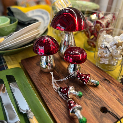 Funghi grandi - Decorazione Natale