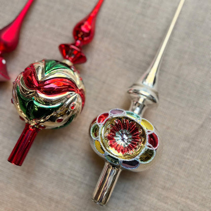 Puntali in vetro - Assortiti - Decorazioni Natale