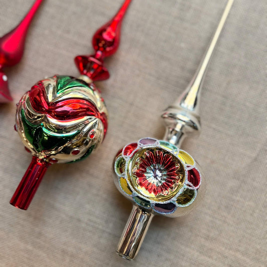 Puntali in vetro - Assortiti - Decorazioni Natale