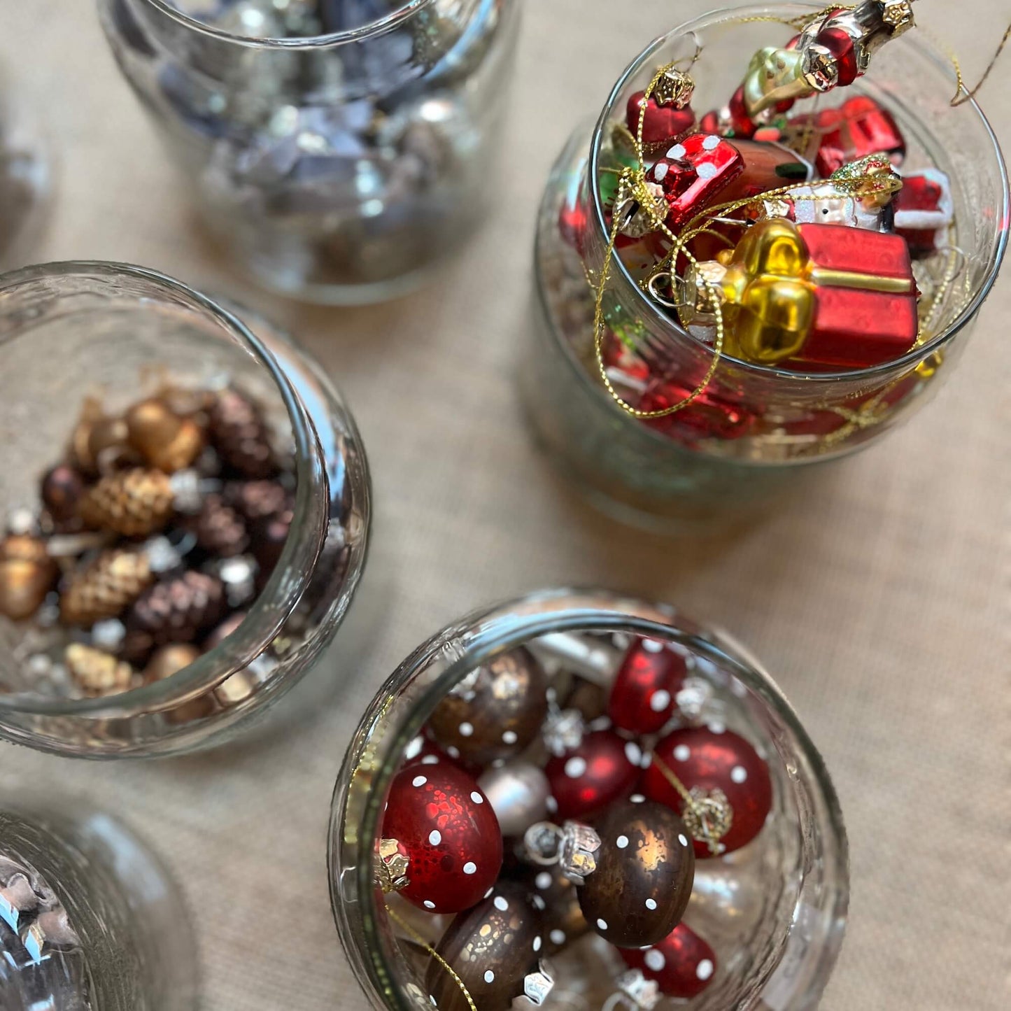 Mini decorazioni - Funghetti - 6 cm