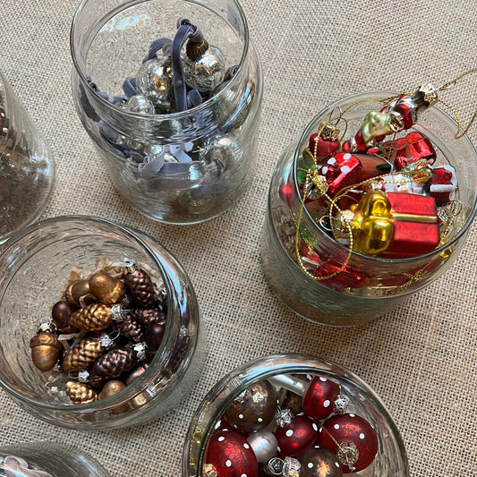 Mini decorazioni - Pigne e Ghiande - da 3 cm