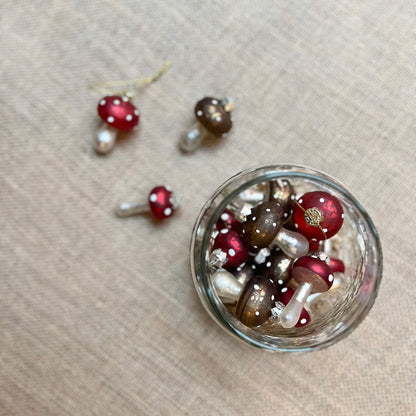 Mini decorazioni - Funghetti - 6 cm