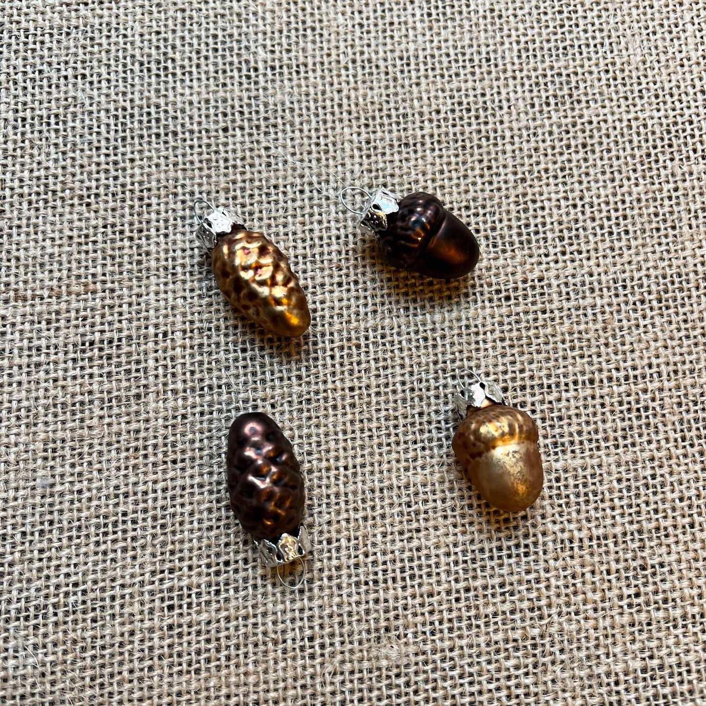 Mini decorazioni - Pigne e Ghiande - da 3 cm