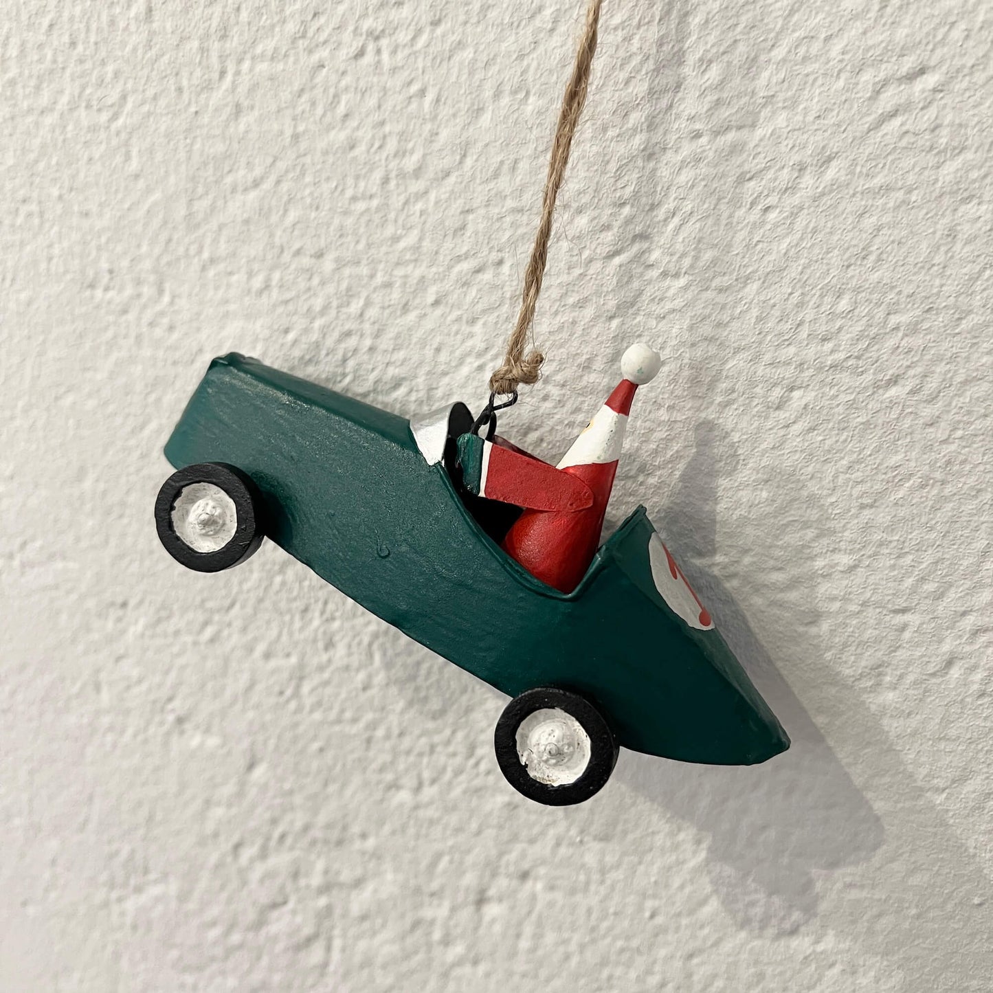 Santa - Macchina verde