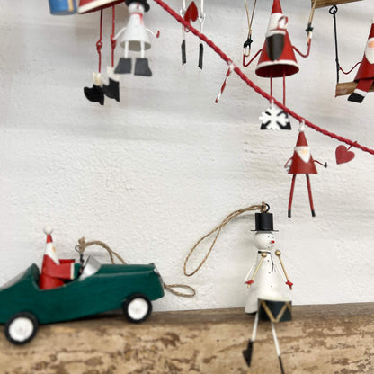 Santa - Macchina verde