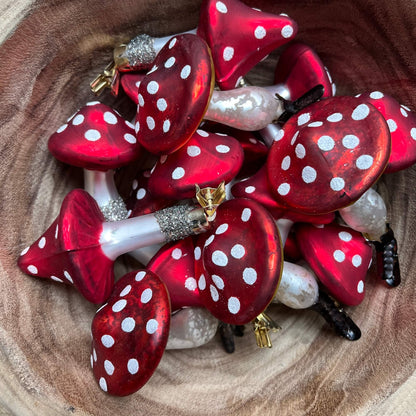 Funghetti assortiti - Clip - Decorazioni Natale