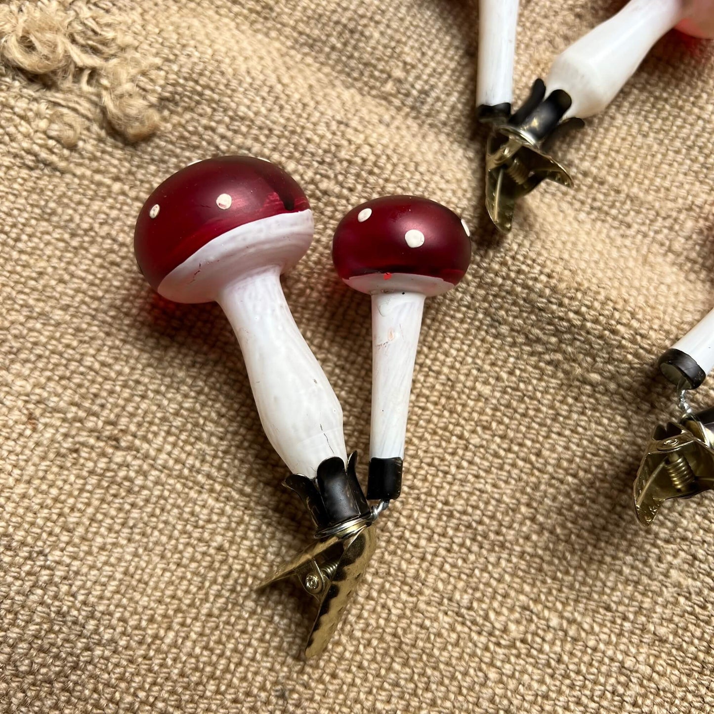 Funghetti assortiti - Clip - Decorazioni Natale