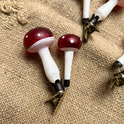 Funghetti assortiti - Clip - Decorazioni Natale