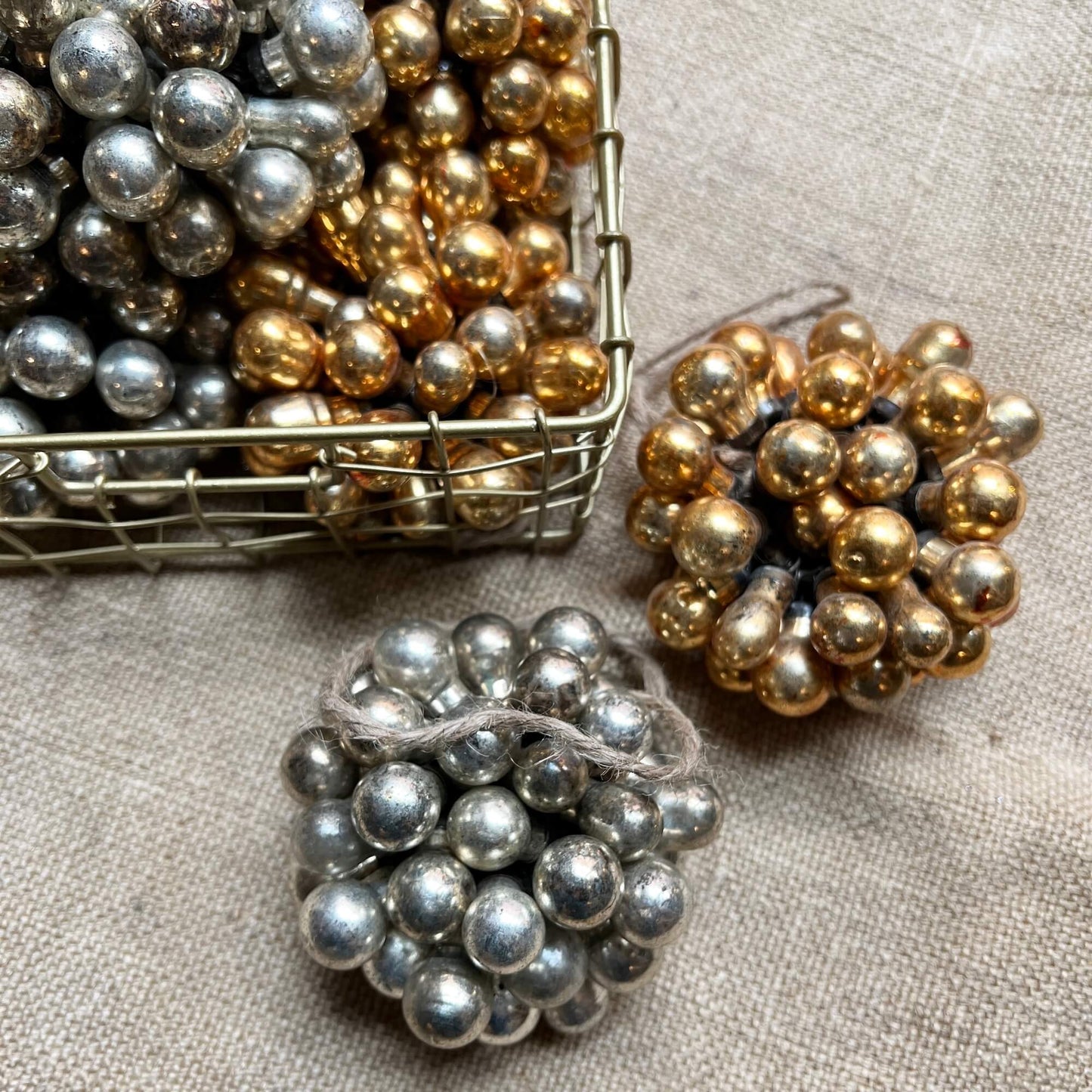 Grappolo mini palline - Decorazione Natale