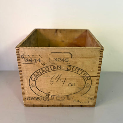 Wooden crates - Beurre Canadien - Vintage