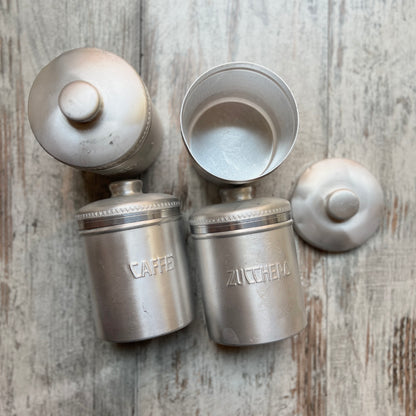 SET 2 Barattoli - Zucchero e Caffè - Vintage