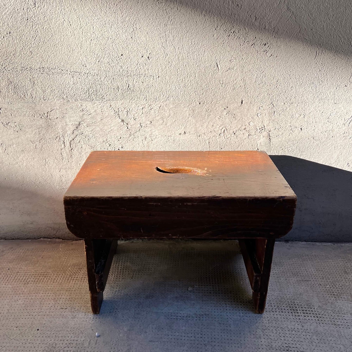 Sgabello - Legno Abete - Vintage