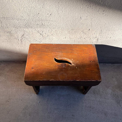 Sgabello - Legno Abete - Vintage