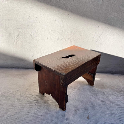 Sgabello - Legno Abete - Vintage