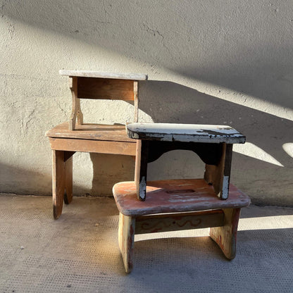 Piccolo Sgabello - Naturale - Vintage