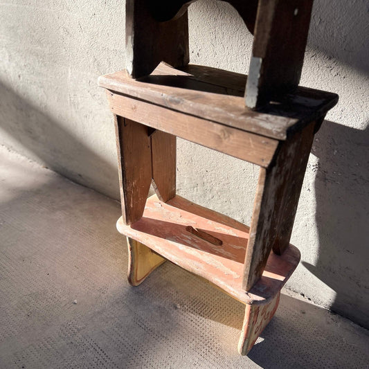 Piccolo Sgabello - Naturale - Vintage