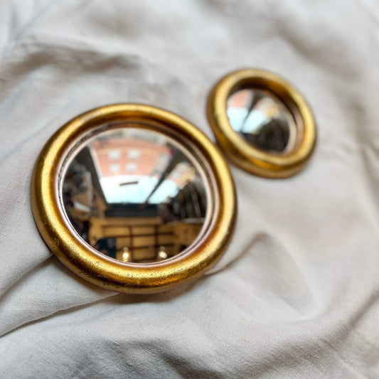 Convex mirror - Gold domed