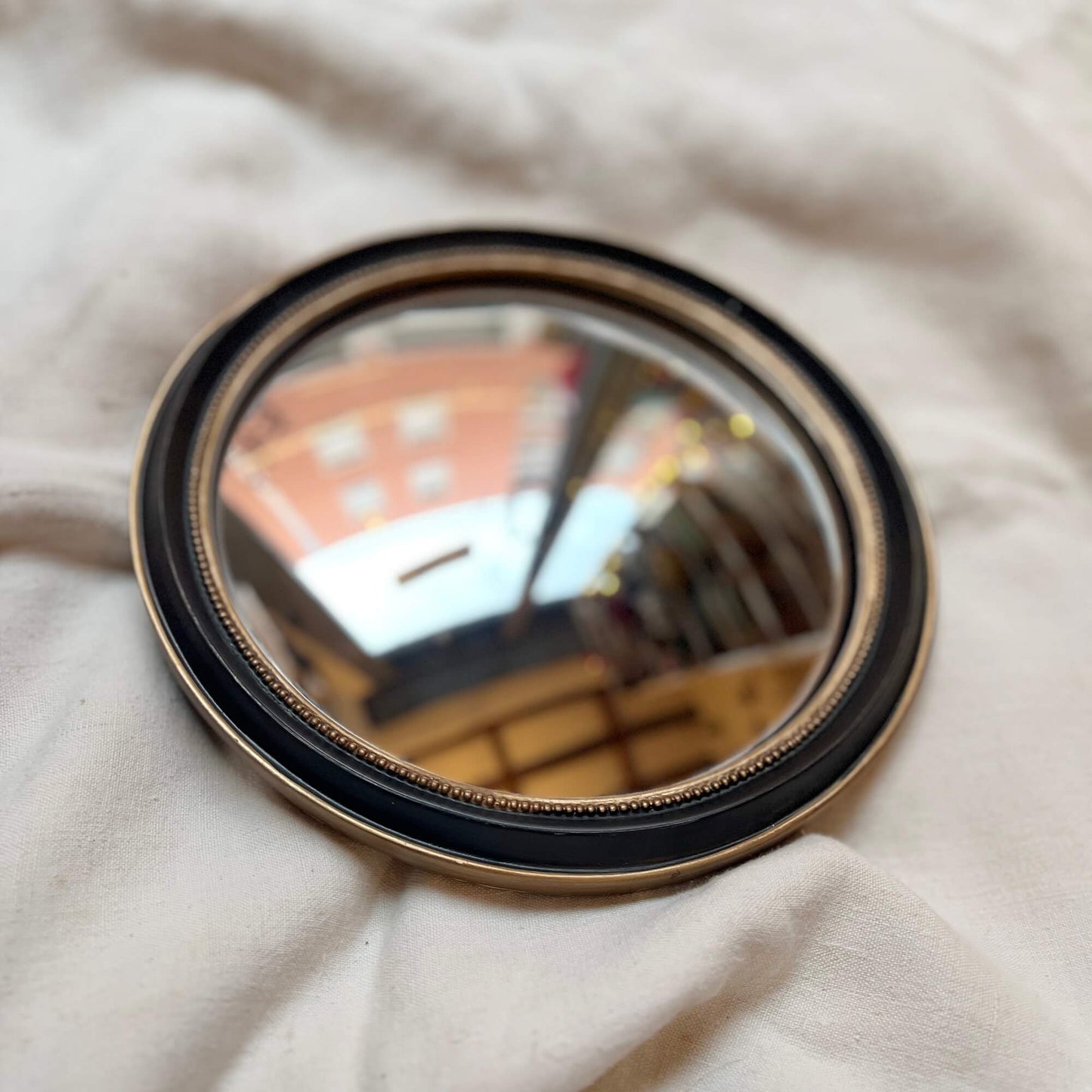 Specchio convesso - Puntini oro