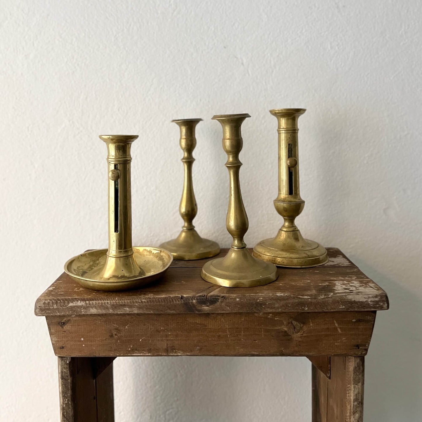 Set 2 Candelabri - Ottone - Vintage