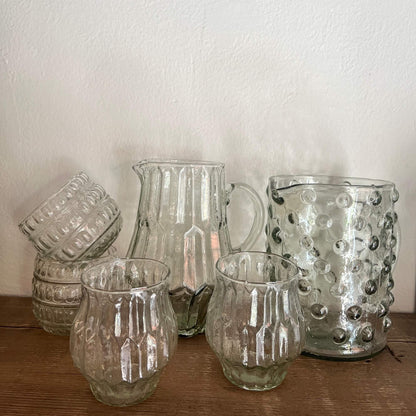 Bicchiere - Forma irregolare - Vetro riciclato