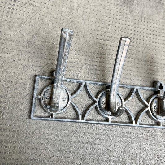 Appendino 3 ganci - Alluminio - Vintage