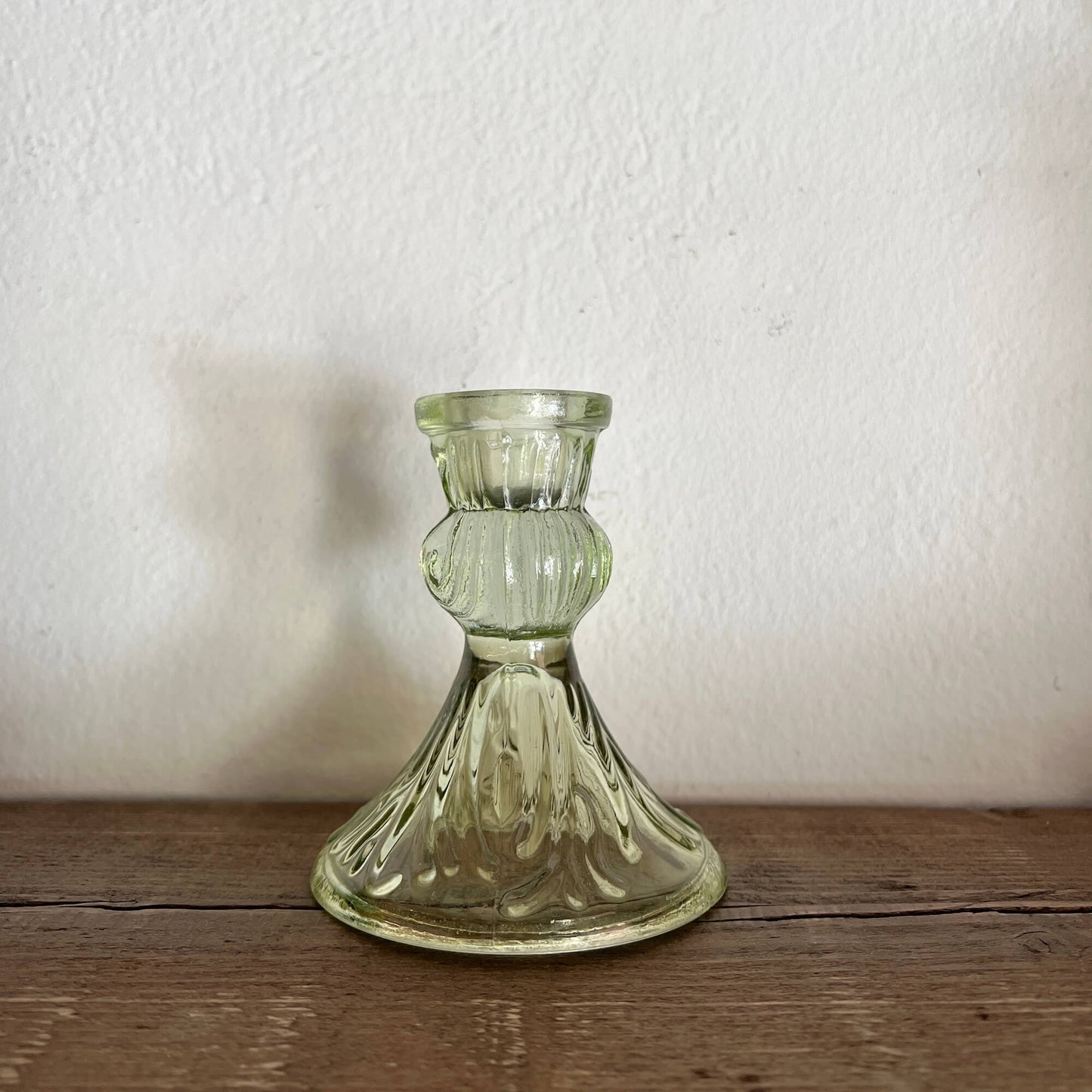 Candelabro vetro riciclato - colori assortiti - New!