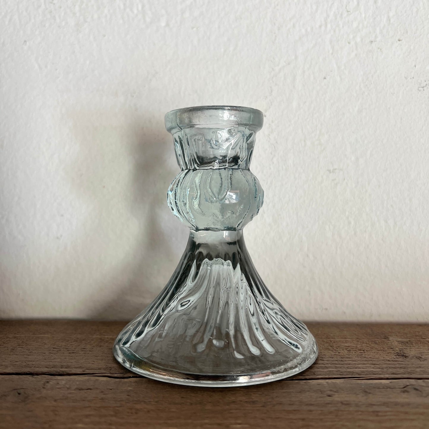 Candelabro vetro riciclato - colori assortiti - New!