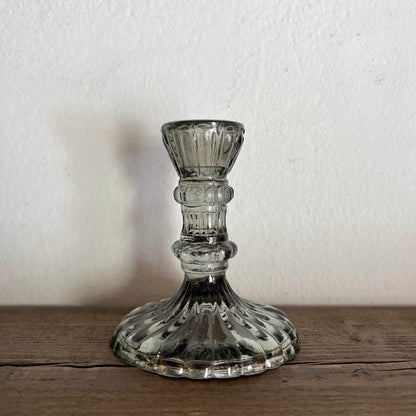 Candelabro vetro riciclato - colori assortiti - New!