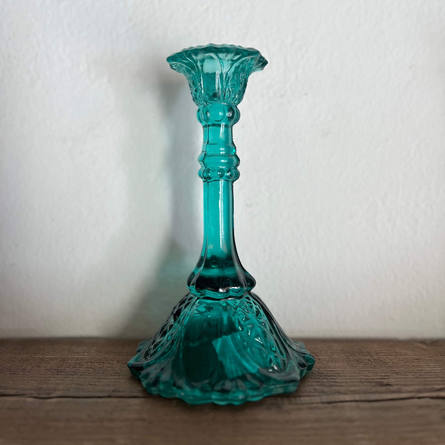 Candelabro vetro riciclato - colori assortiti - New!