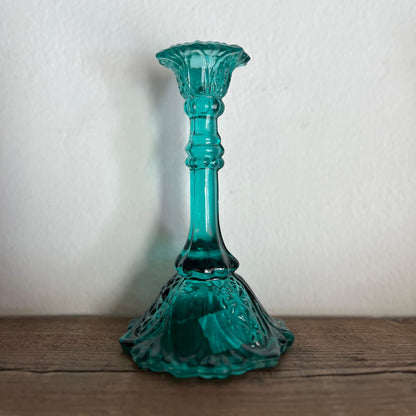 Candelabro vetro riciclato - colori assortiti - New!