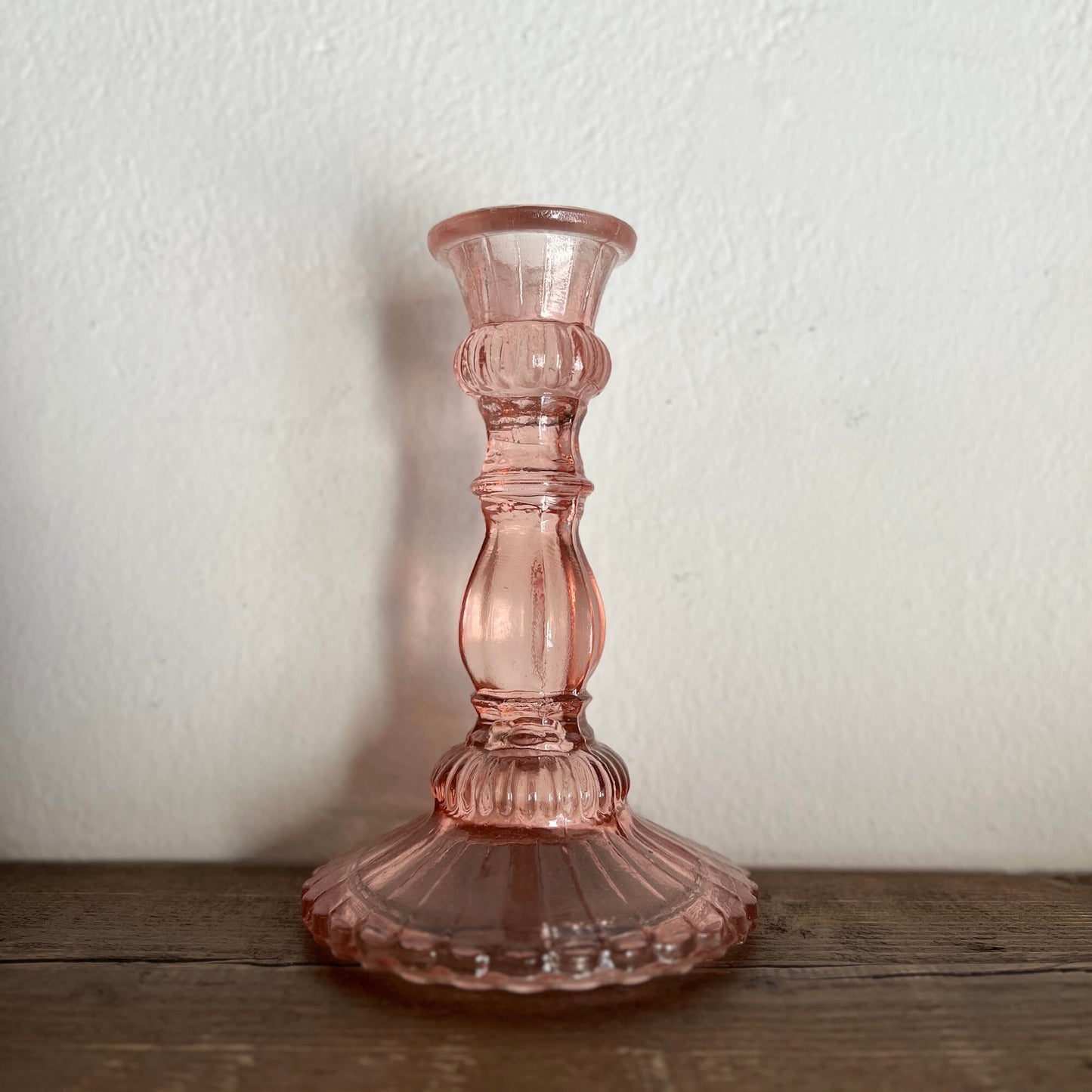 Candelabro vetro riciclato - colori assortiti - New!