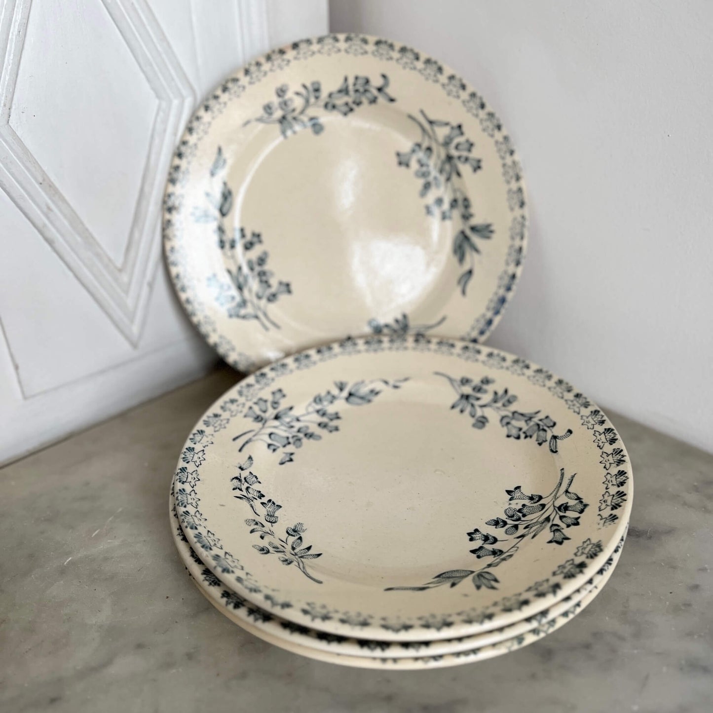 Set 4 Piatti Piani - Terre de fer - Vintage