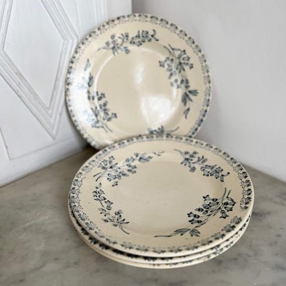 Set 4 Piatti Piani - Terre de fer - Vintage