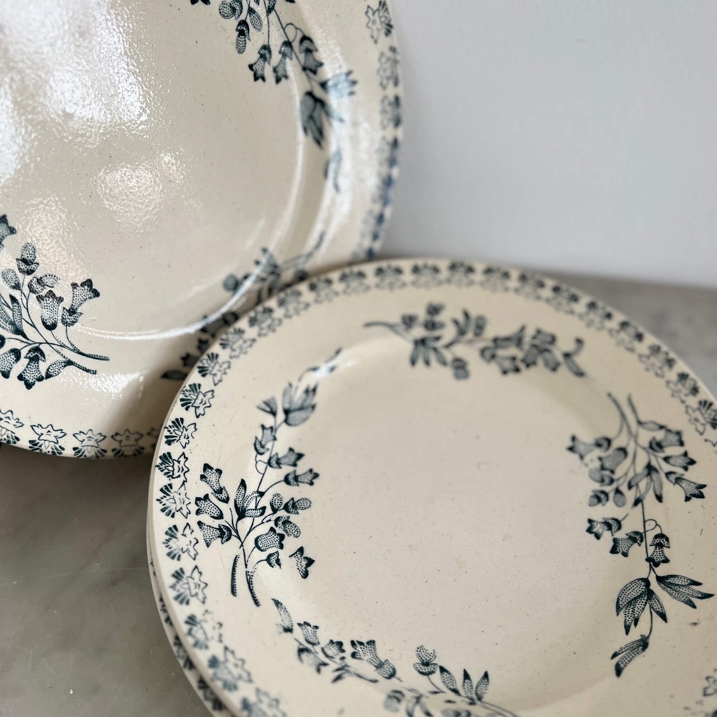 Set 4 Piatti Piani - Terre de fer - Vintage