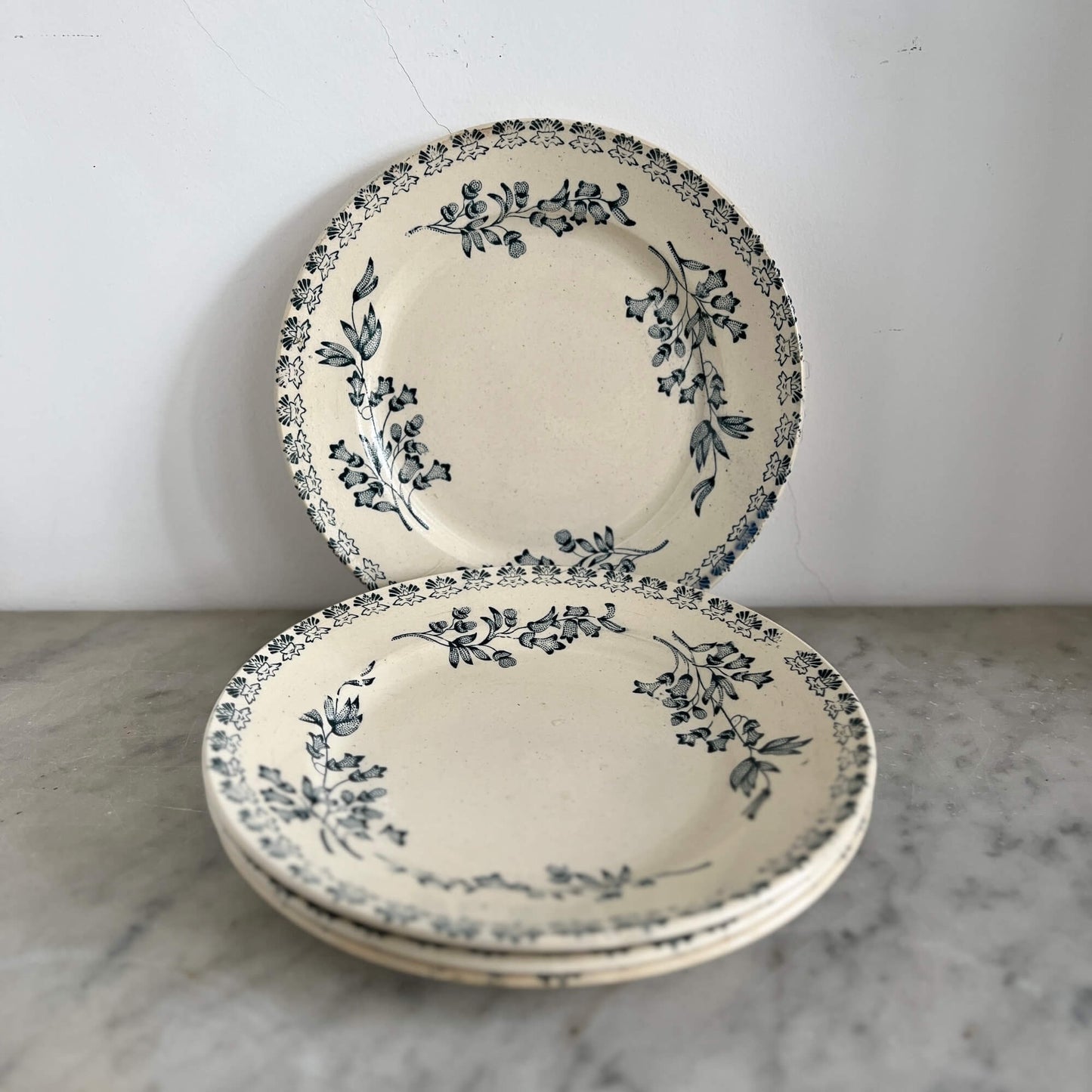 Set 4 Piatti Piani - Terre de fer - Vintage
