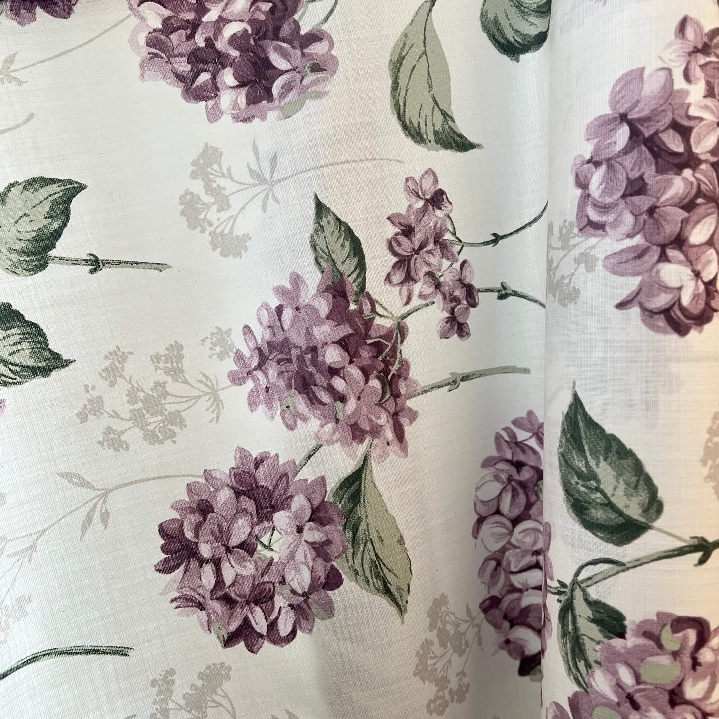 Tessuto al metro - Cotone resinato - Ortensia