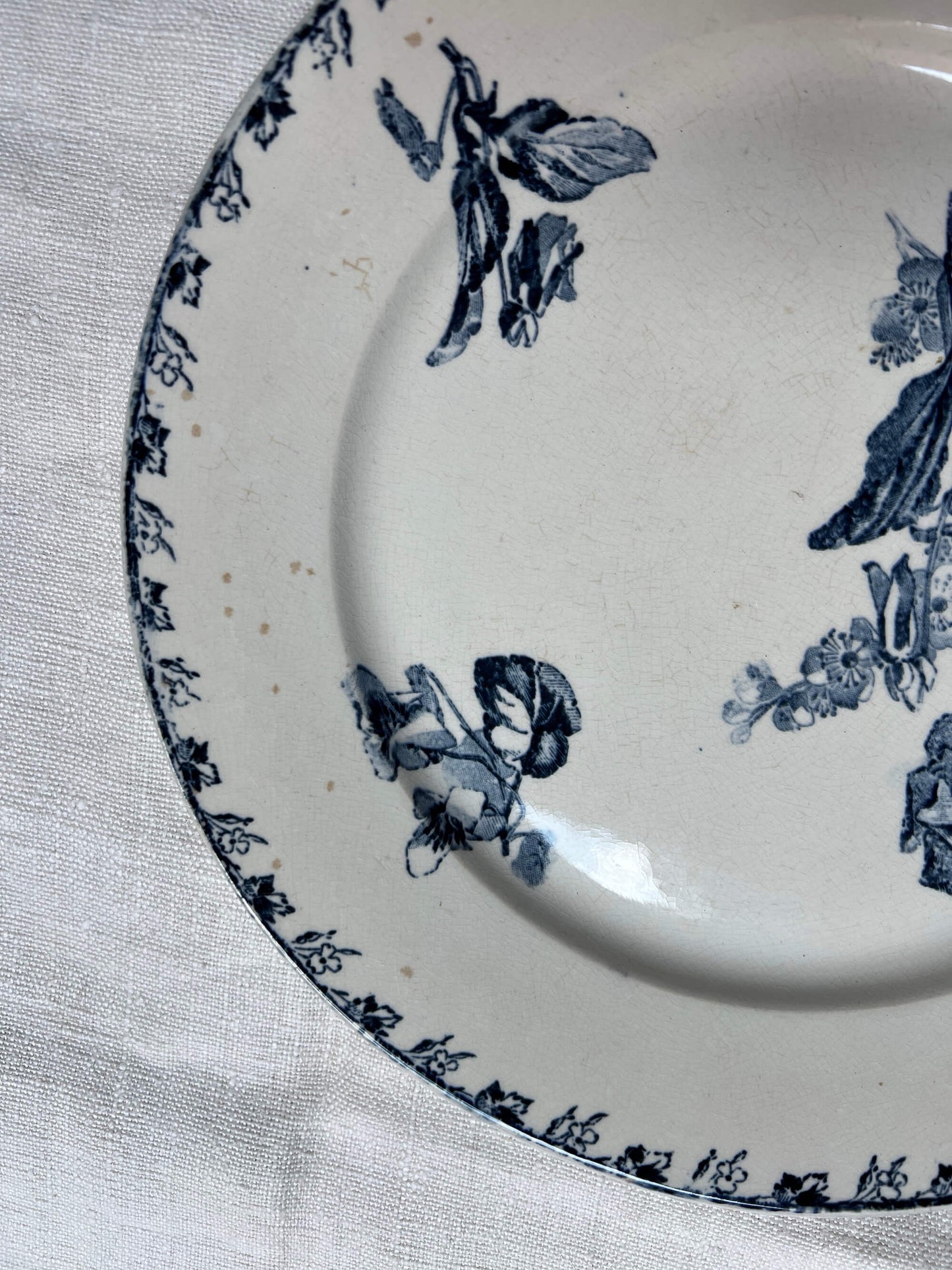 Dinner Plates - Violette - Terre de fer - Vintage