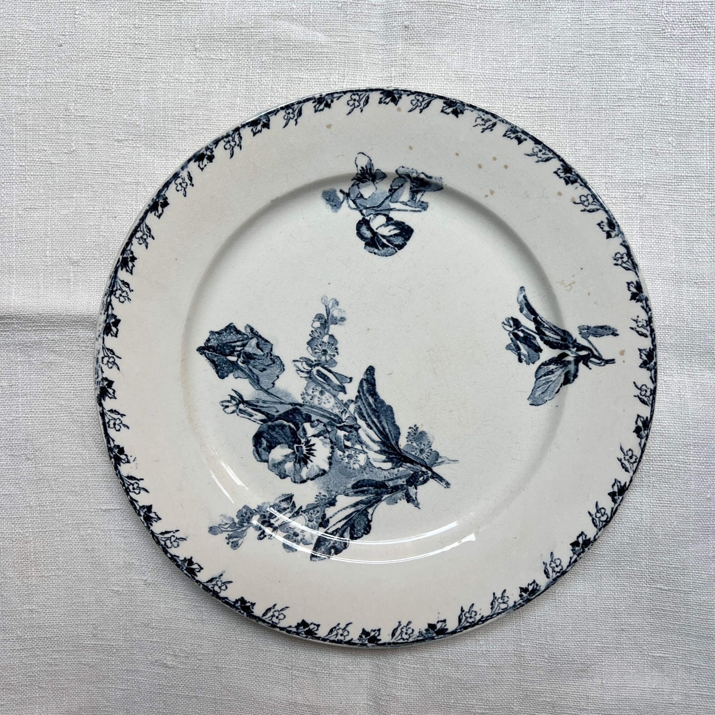 Dinner Plates - Violette - Terre de fer - Vintage