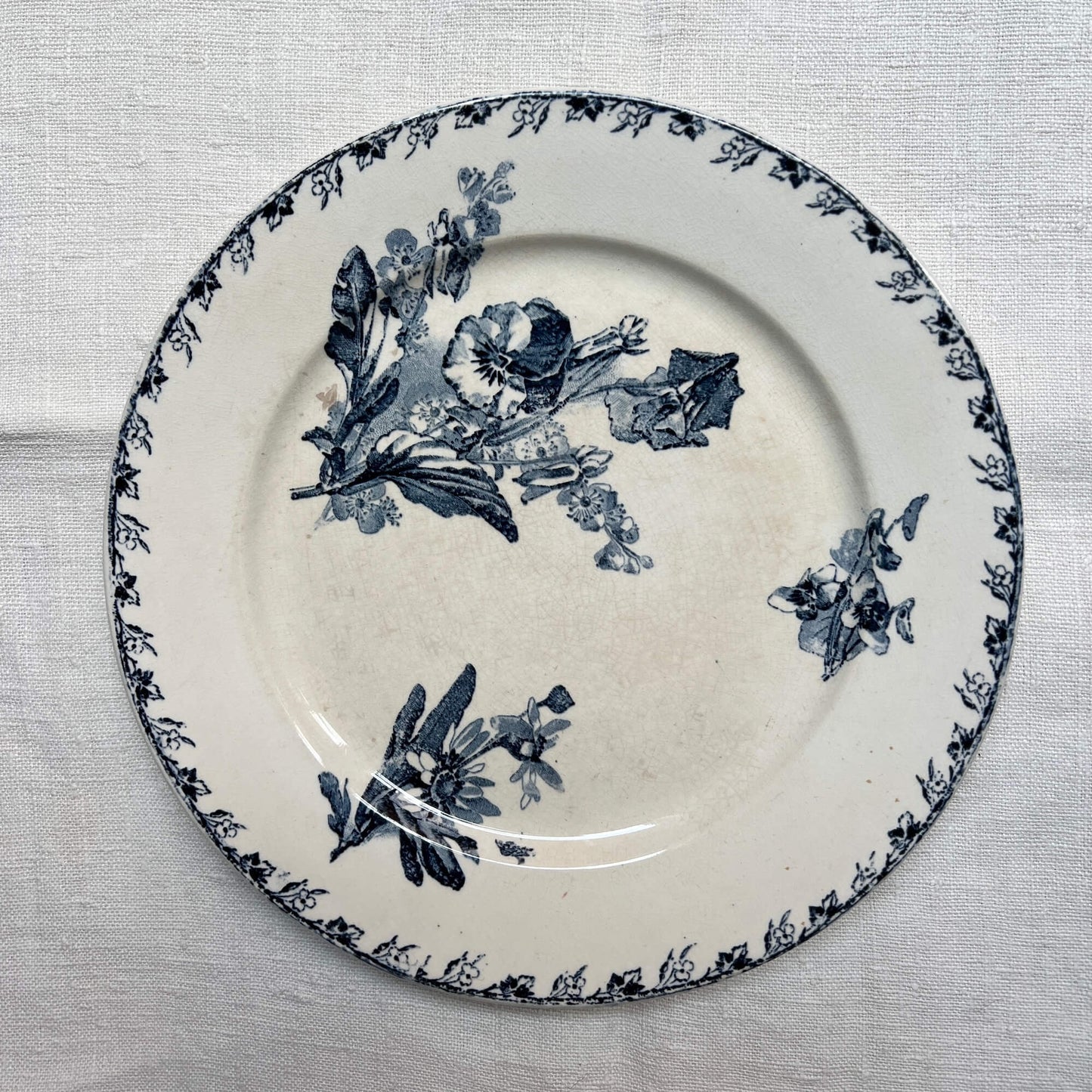 Dinner Plates - Violette - Terre de fer - Vintage