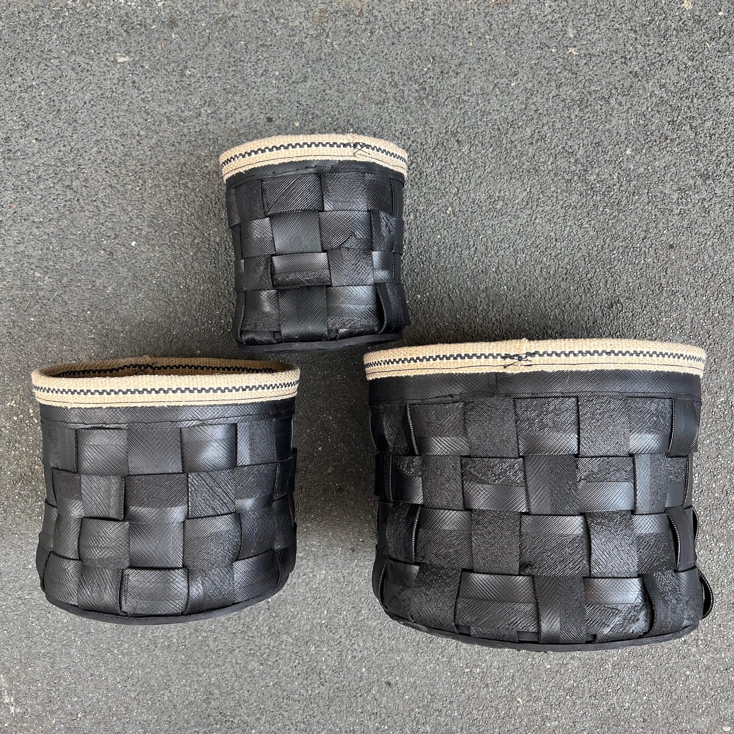 Cache pot - Round - Braided