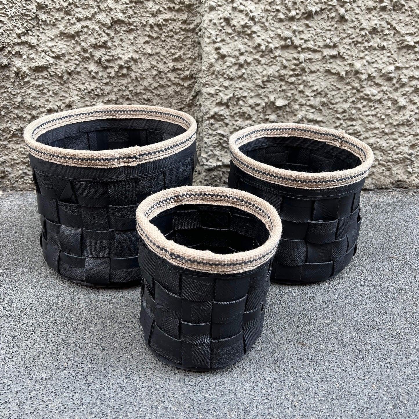 Cache pot - Round - Braided