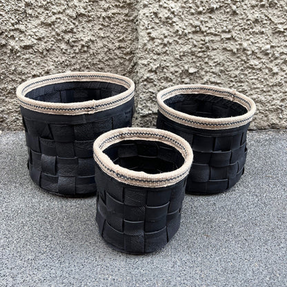 Cache pot - Round - Braided