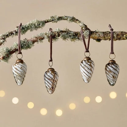 Spirale - Oro & crema - Decorazioni Natale