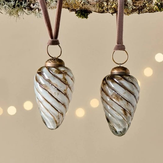 Spirale - Oro & crema - Decorazioni Natale