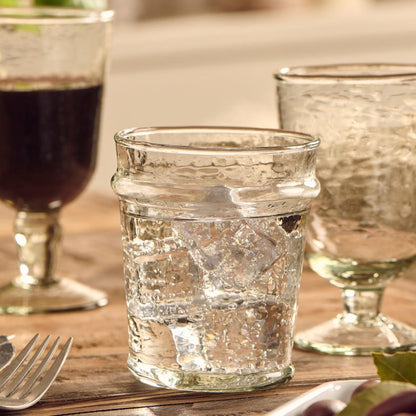 Bicchiere acqua - con bordo - Vetro soffiato