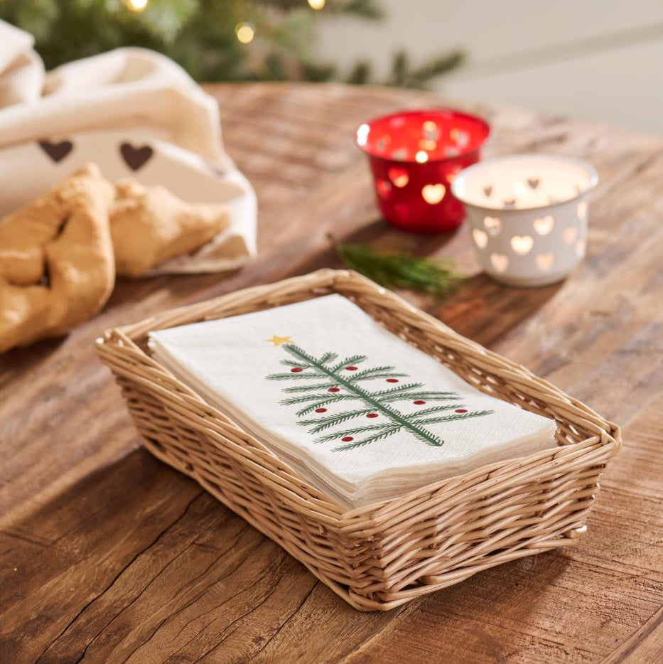 Paper napkins - 16pcs pack - decorated