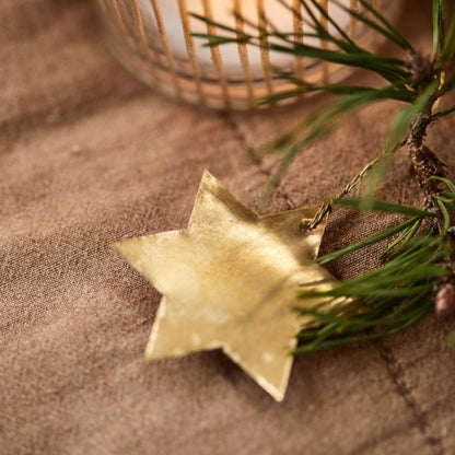 Decorazioni dorate - Cuore & Stella