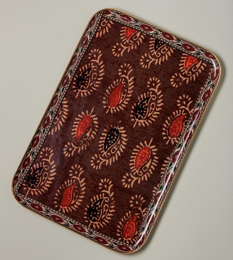 Vassoi decorati - Deco floreali - Quadrati