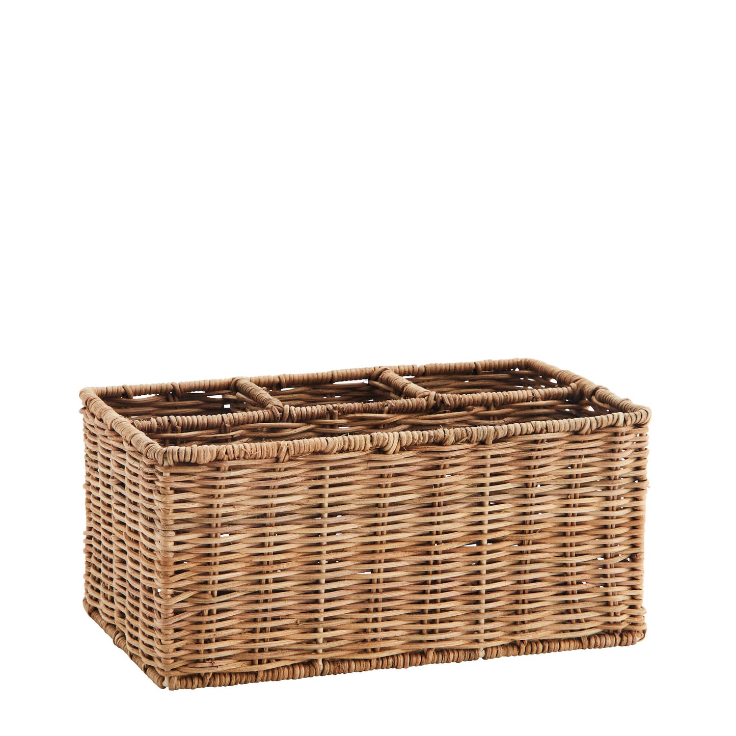 4 compartment container - Rattan