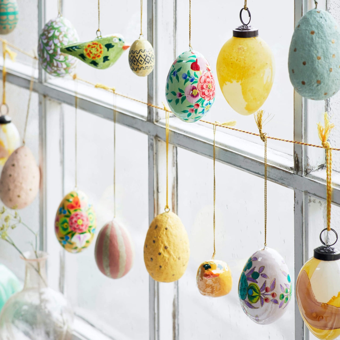 Colored eggs - glass - Decoration